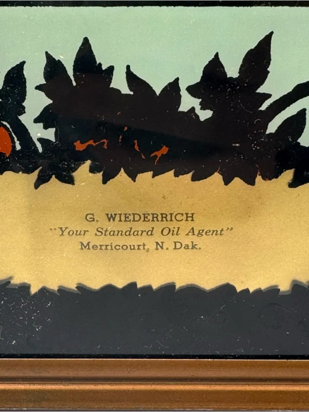 1951 Vintage Advertising Nursery Window Silhouette Calendar North Dakota - Picture 5 of 8
